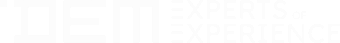 Dem logo large white