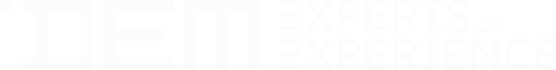 Dem logo large white
